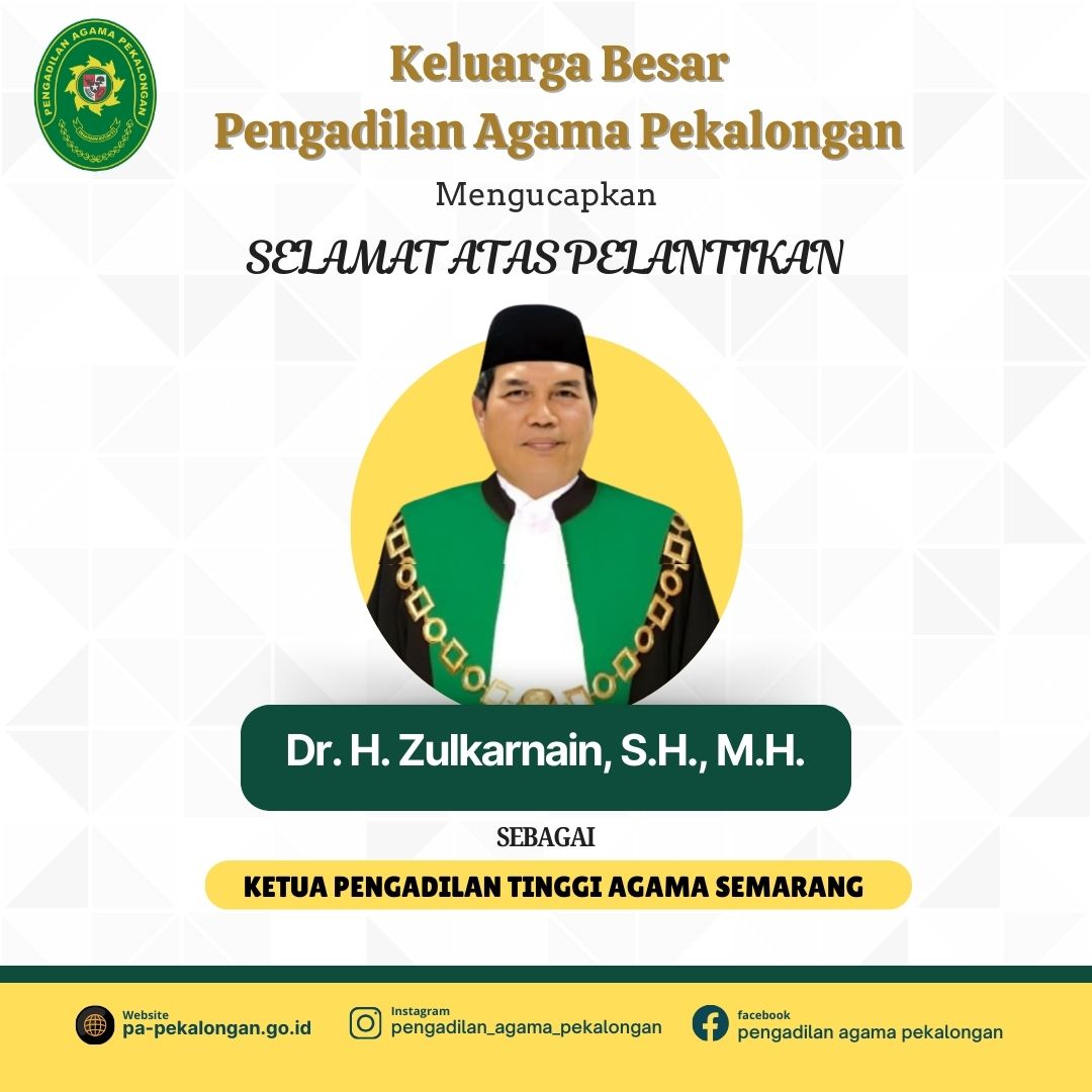 Selamat Dr. H. Zulkarnain